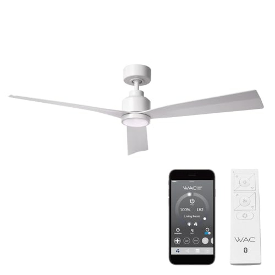 Outdoor Lighting Controller - Smart 3-Blade Ceiling Fan 52in Matte