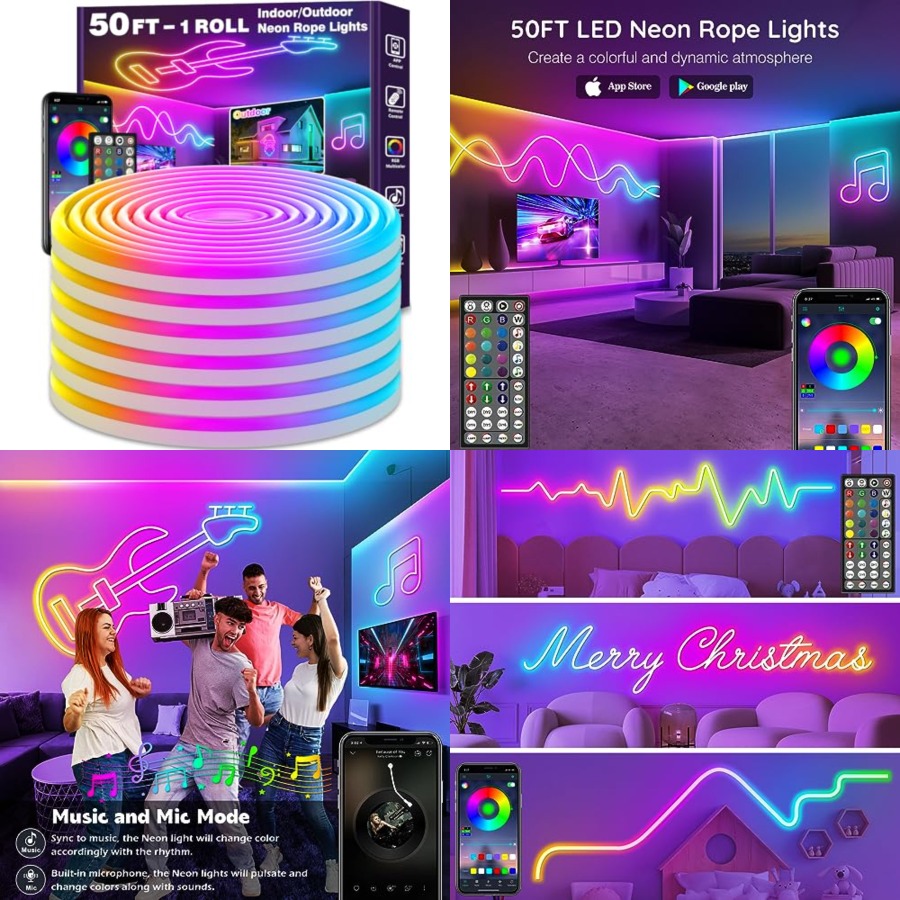 Outdoor Lighting Controller - Neon Rope Lights, Flexible Led Rope