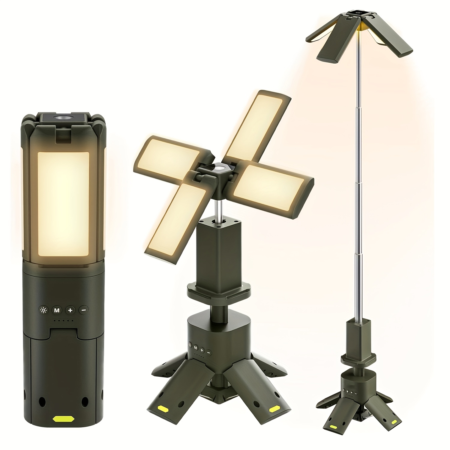 Outdoor Lighting Uplight - Camping Lantern, 14000mAh Rechargeable Camping Lights