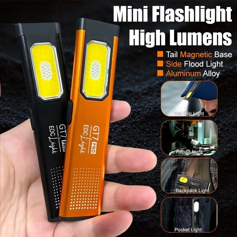 Outdoor Lighting Repair - Mini LED Flashlight USB C Rechargeable