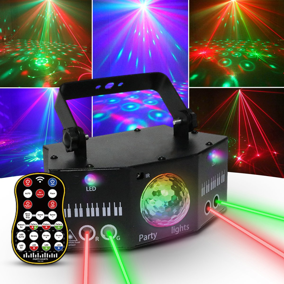 Outdoor Lighting Controller - Wuzstar RGB LED Laser Effect Stage