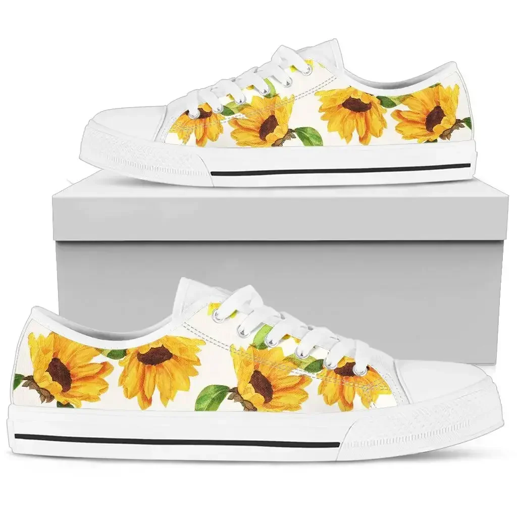 Outdoor Lighting Uplight - Classic Yellow Flower Sunflower Printing Canvas