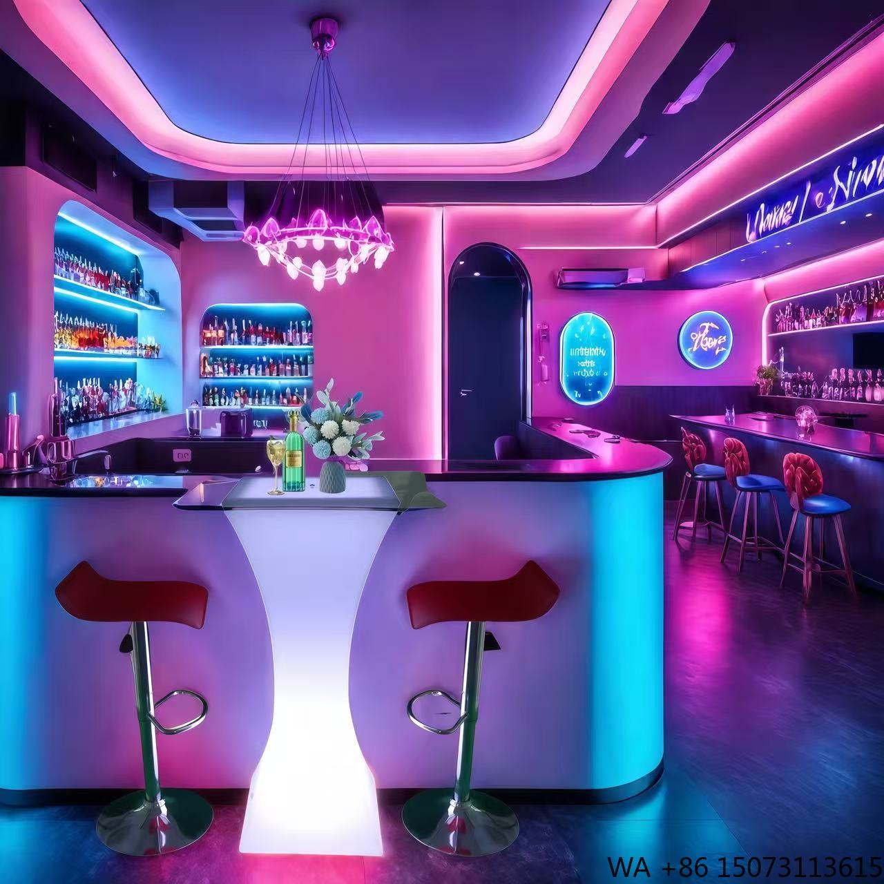 Outdoor Lighting Rental For Party - Wholesale 16-Color-Changing LED Bar Table Waterproof