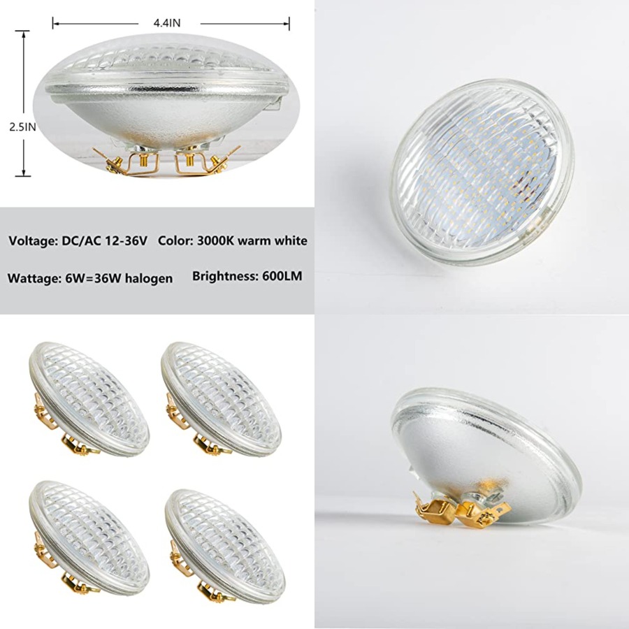 Led Flood Light - PAR36 LED Landscape Bulb 12V-36V DC/AC
