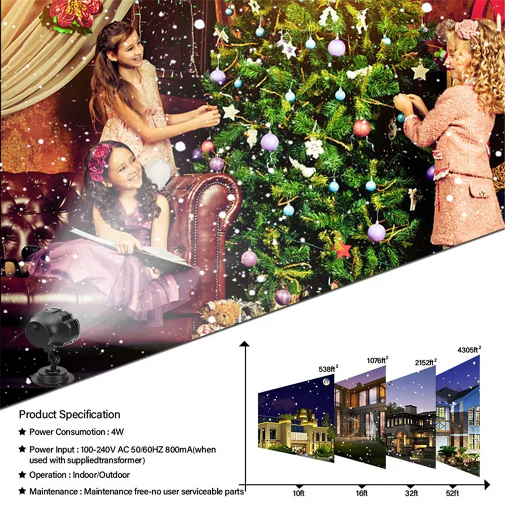 DACHAN Snowfall LED Light Proj - Outdoor Lighting Controller recensie en prijs