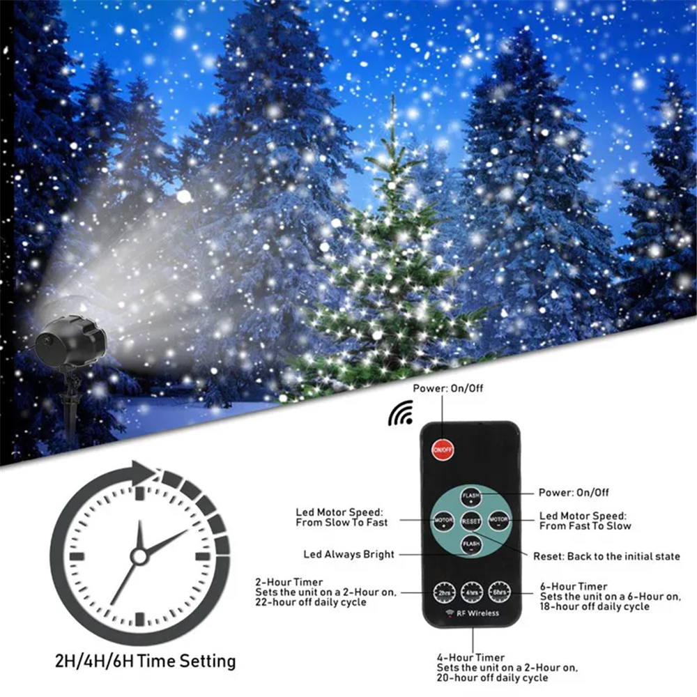 DACHAN Snowfall LED Light Proj - Outdoor Lighting Controller recensie en prijs