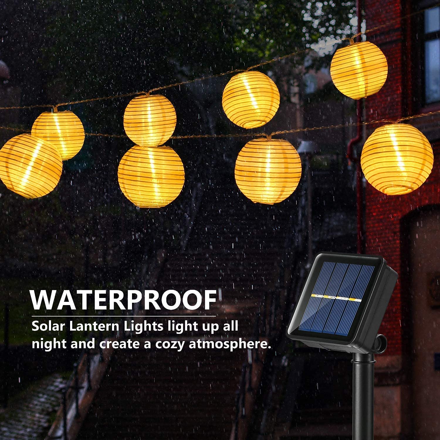 Waterproof Lantern Solar Strin - Outdoor Lighting Driveway recensie en prijs