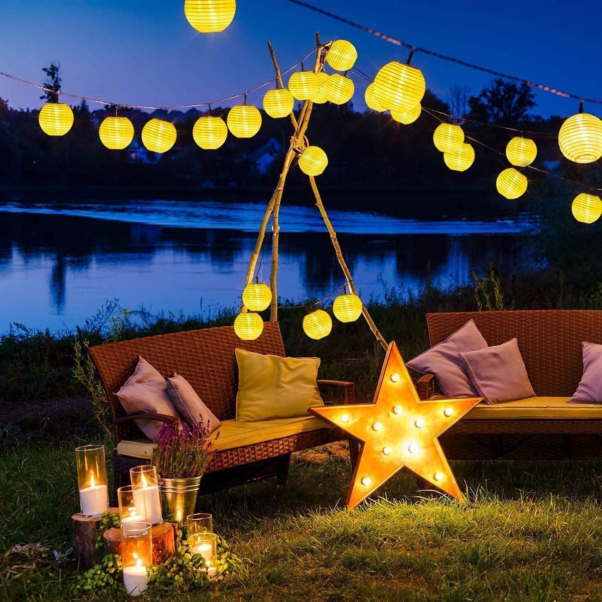 Waterproof Lantern Solar Strin - Outdoor Lighting Driveway recensie en prijs