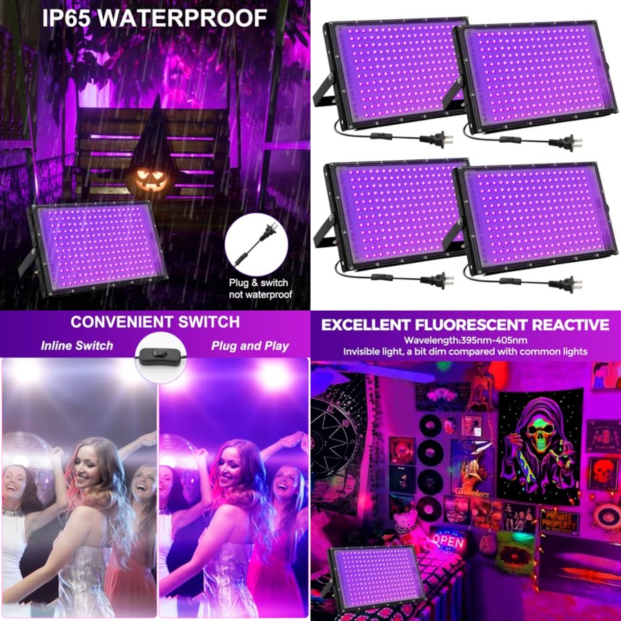 200W LED Black Lights for Glow - Led Flood Light recensie en prijs