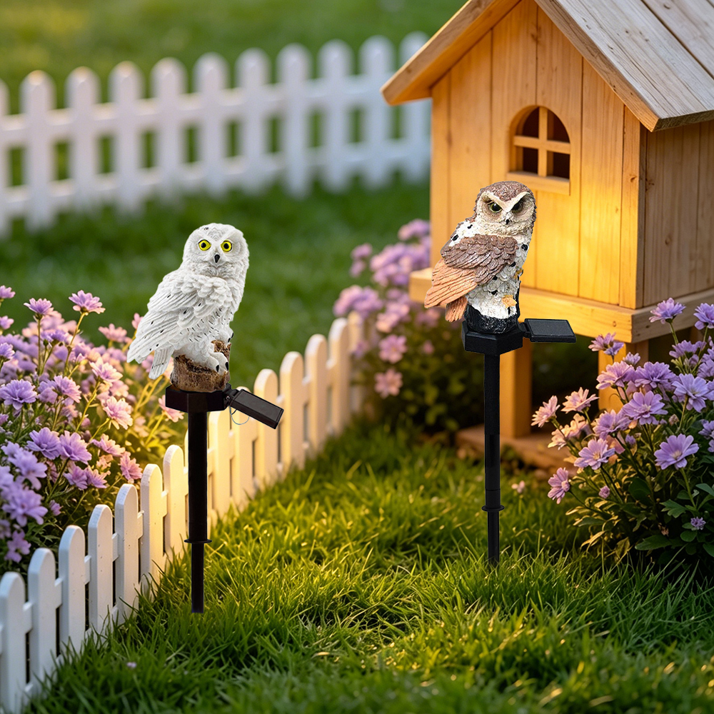 Owl Solar Light, Resin Owl Gro - Outdoor Lighting Garden recensie en prijs