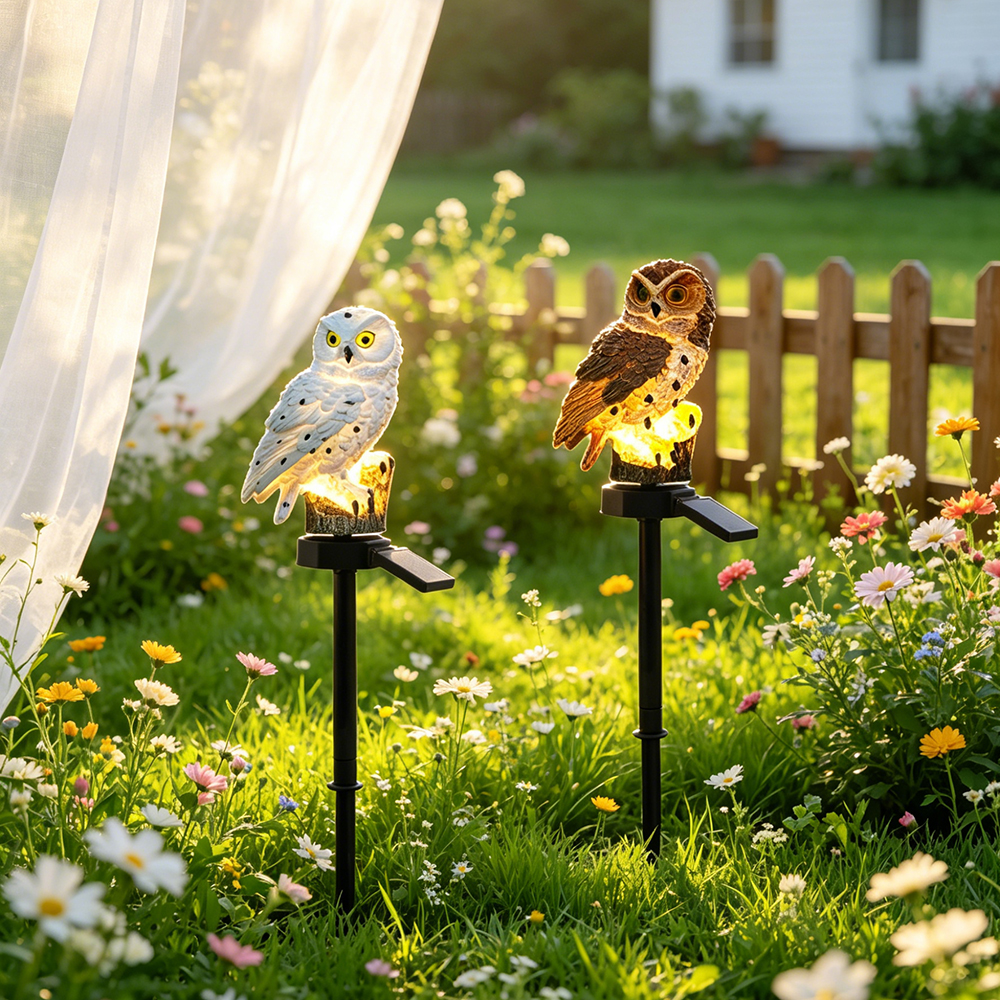 Owl Solar Light, Resin Owl Gro - Outdoor Lighting Garden recensie en prijs
