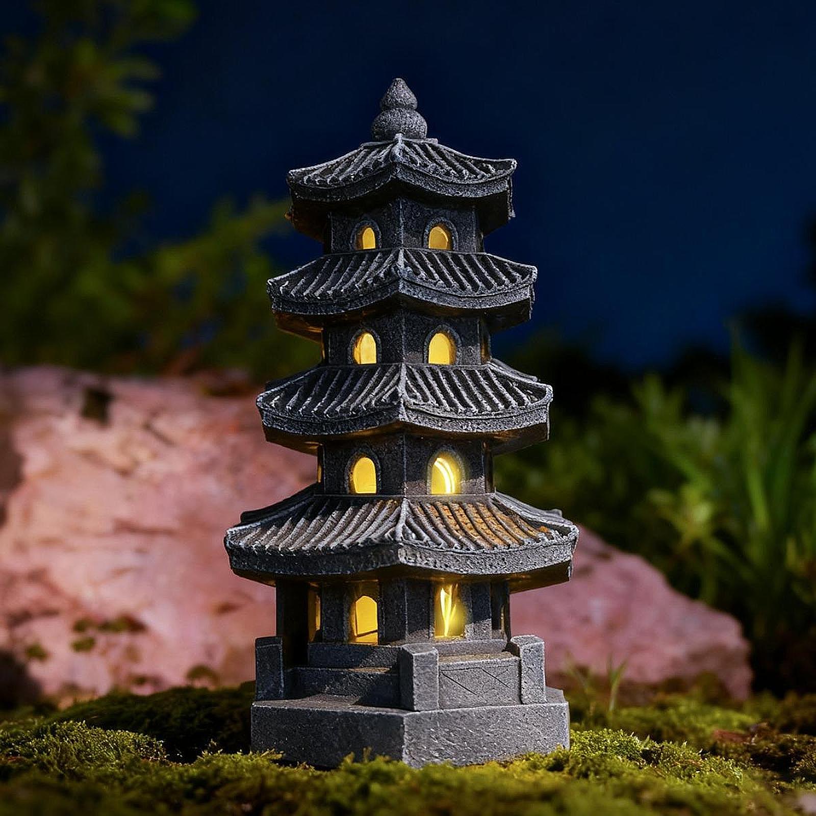 Solar Pagoda Lantern Garden St - Outdoor Lighting Driveway recensie en prijs