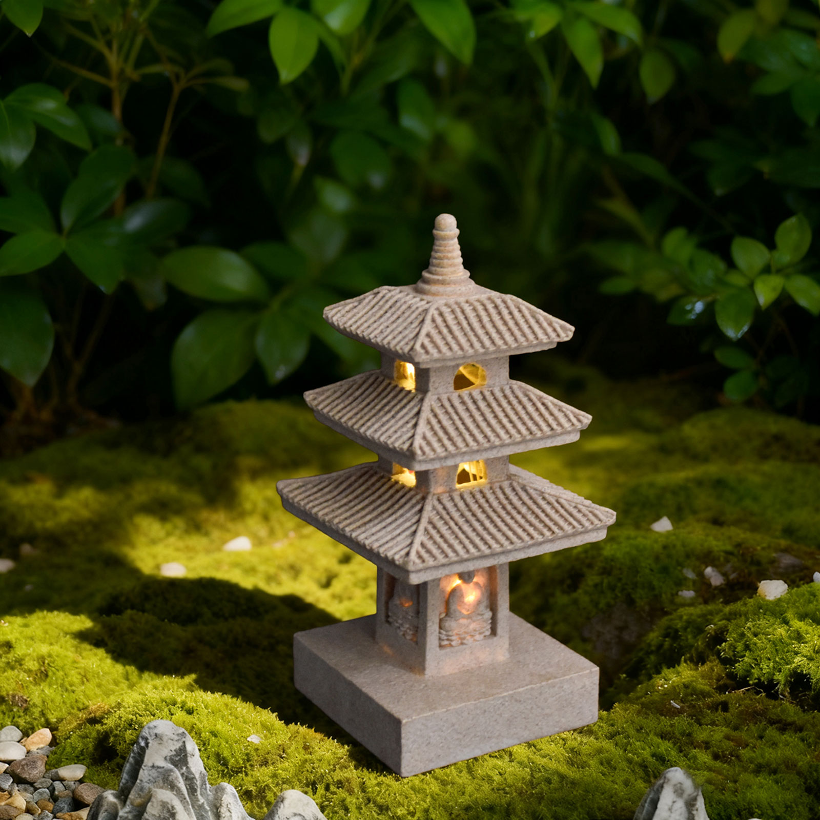 Solar Pagoda Lantern Garden St - Outdoor Lighting Driveway recensie en prijs