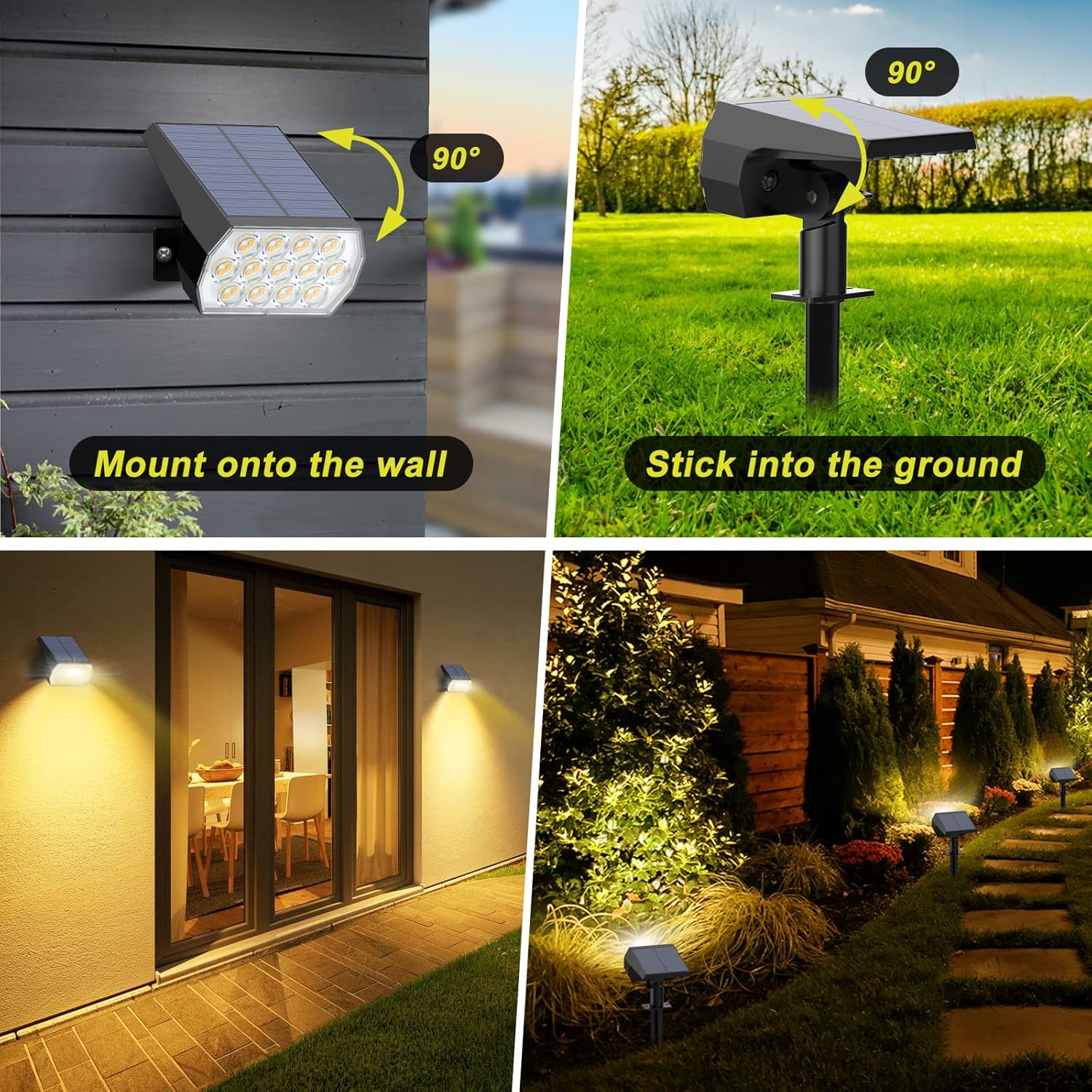 Solar Spot Lights Outdoor 8 Pa - Outdoor Lighting Driveway recensie en prijs