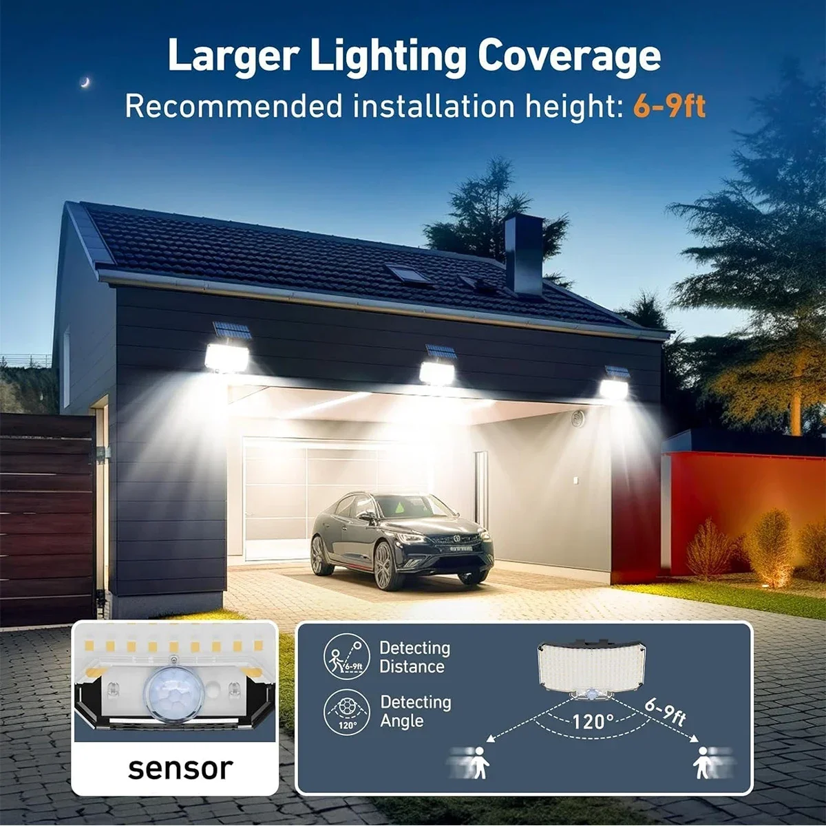 234LED Solar Outdoor Lights Mo - Outdoor Lighting Garden recensie en prijs