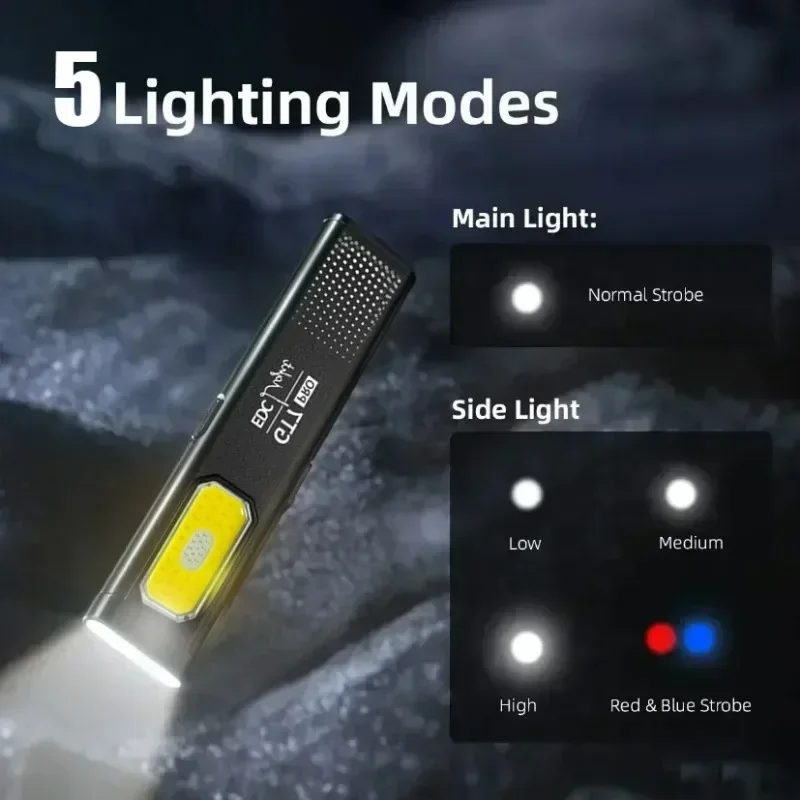 Mini LED Flashlight USB C Rech - Outdoor Lighting Repair recensie en prijs