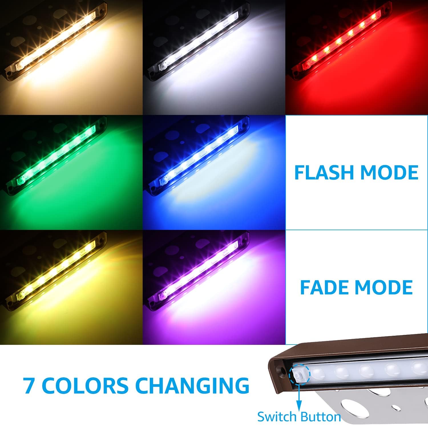 8 Pack RGB 7 Inch 3W LED Retai - Outdoor Lighting Voltage recensie en prijs