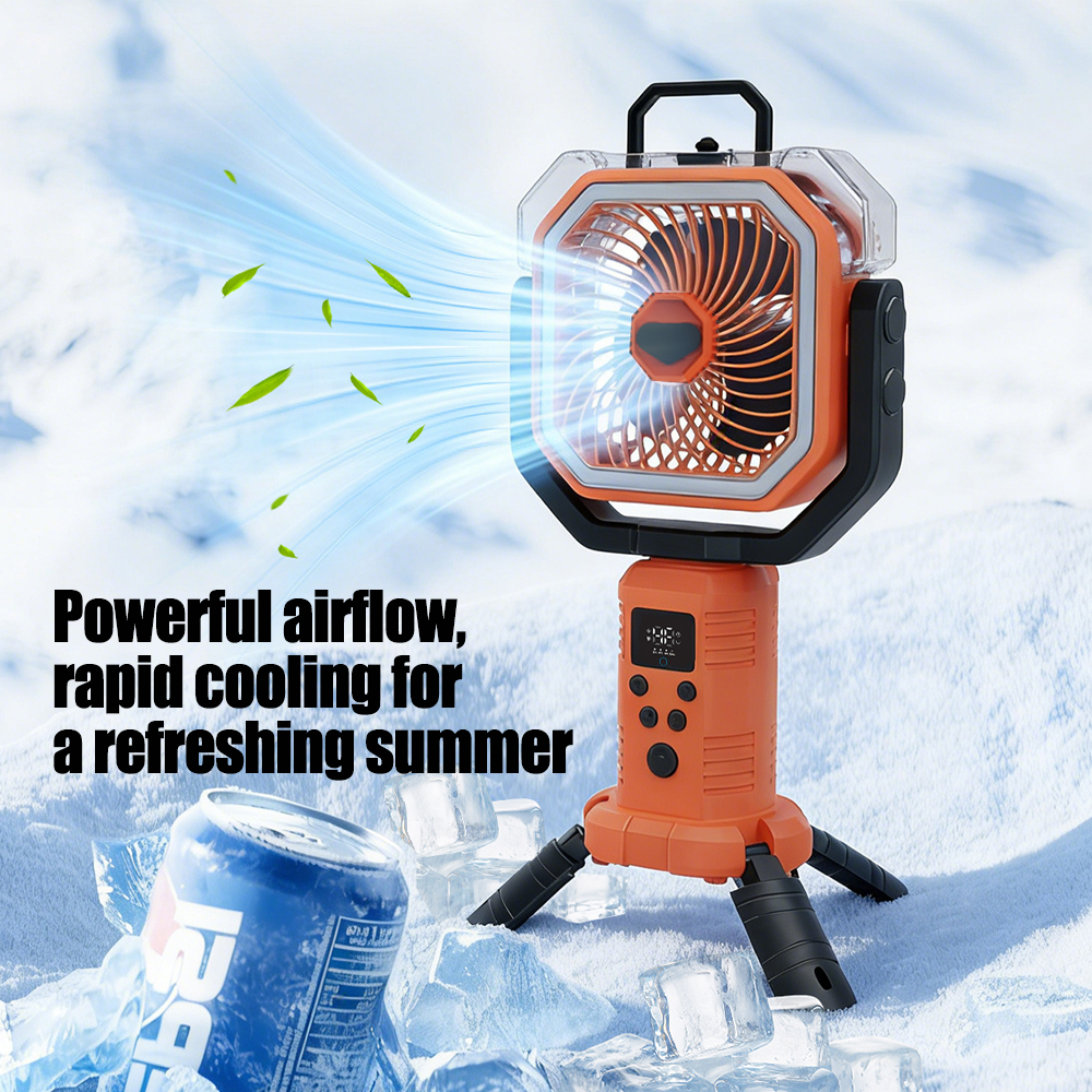 30000mAh Cooling Floor Fan wit - Outdoor Lighting Controller recensie en prijs
