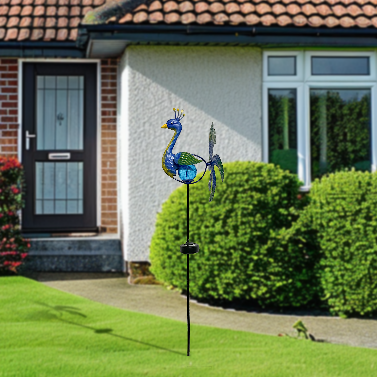 Solar Wind Spinner Peacock Out - Outdoor Lighting Driveway recensie en prijs
