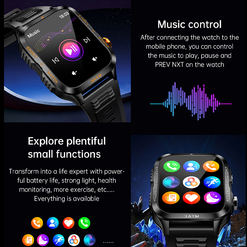 2026 New Men Smart Watch 3ATM  - Outdoor Lighting Ip Rating recensie en prijs