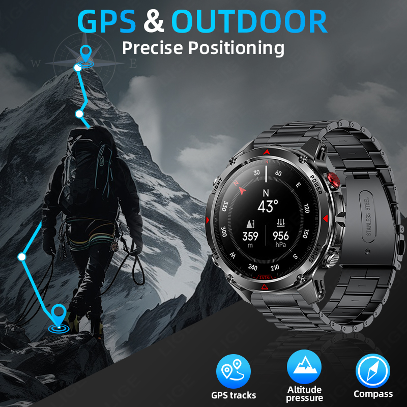 LIGE New Professional GPS Spor - Outdoor Lighting Ip Rating recensie en prijs