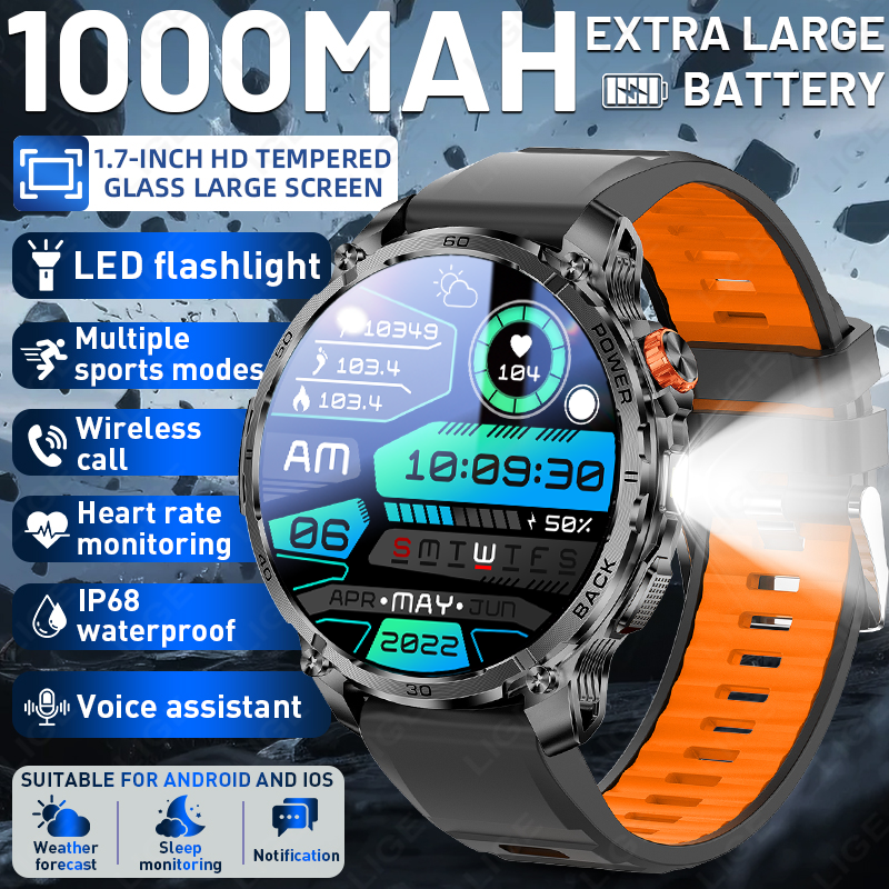 LIGE Men Military Outdoor 1000 - Outdoor Lighting Ip Rating recensie en prijs