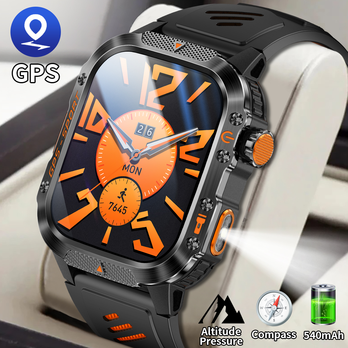 New GPS Smart Watch Bluetooth  - Outdoor Lighting Ip Rating recensie en prijs