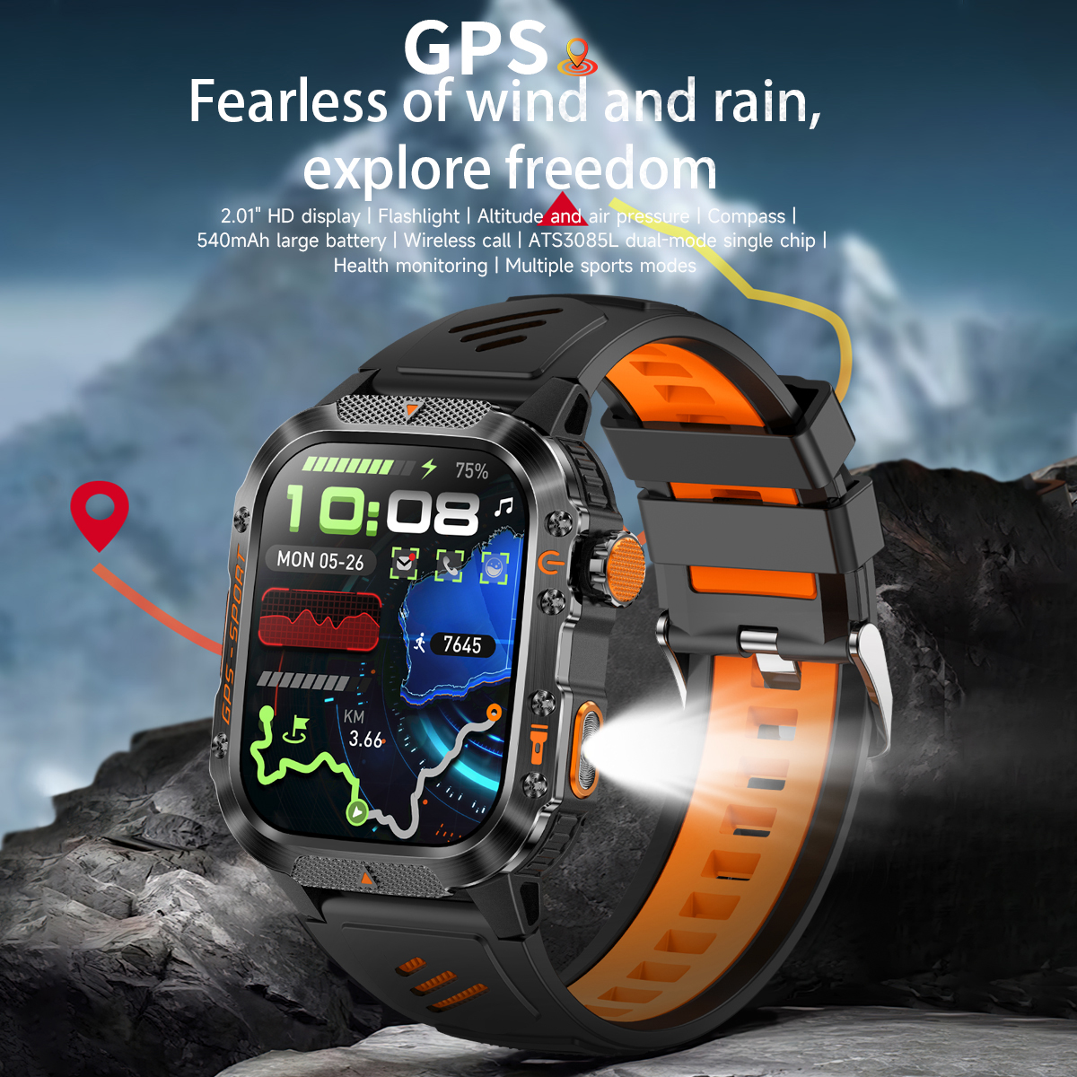 New GPS Smart Watch Bluetooth  - Outdoor Lighting Ip Rating recensie en prijs