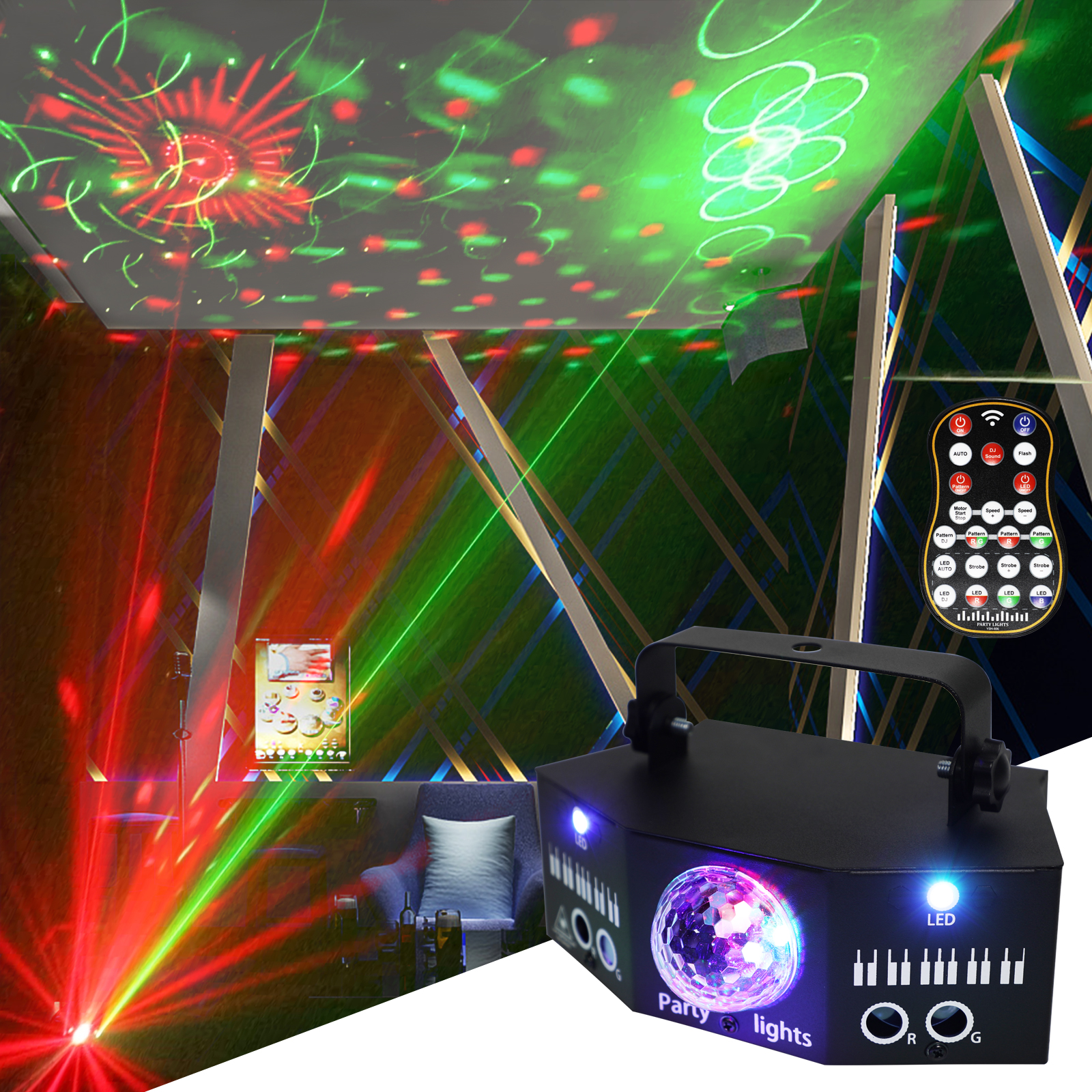 Wuzstar RGB LED Laser Effect S - Outdoor Lighting Controller recensie en prijs
