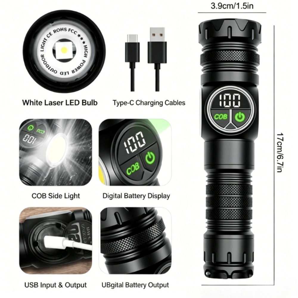 White Light LED Flashlight Typ - Outdoor Lighting Repair recensie en prijs