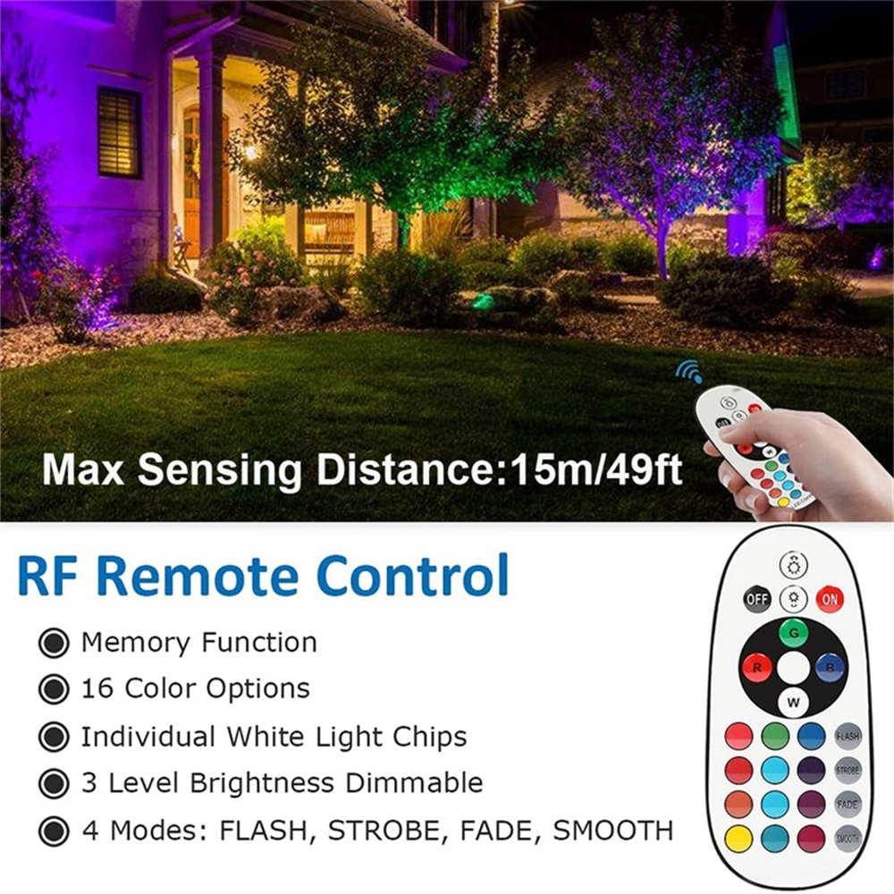 RGBW Landscape Lighting 10W wi - Outdoor Lighting Garden recensie en prijs