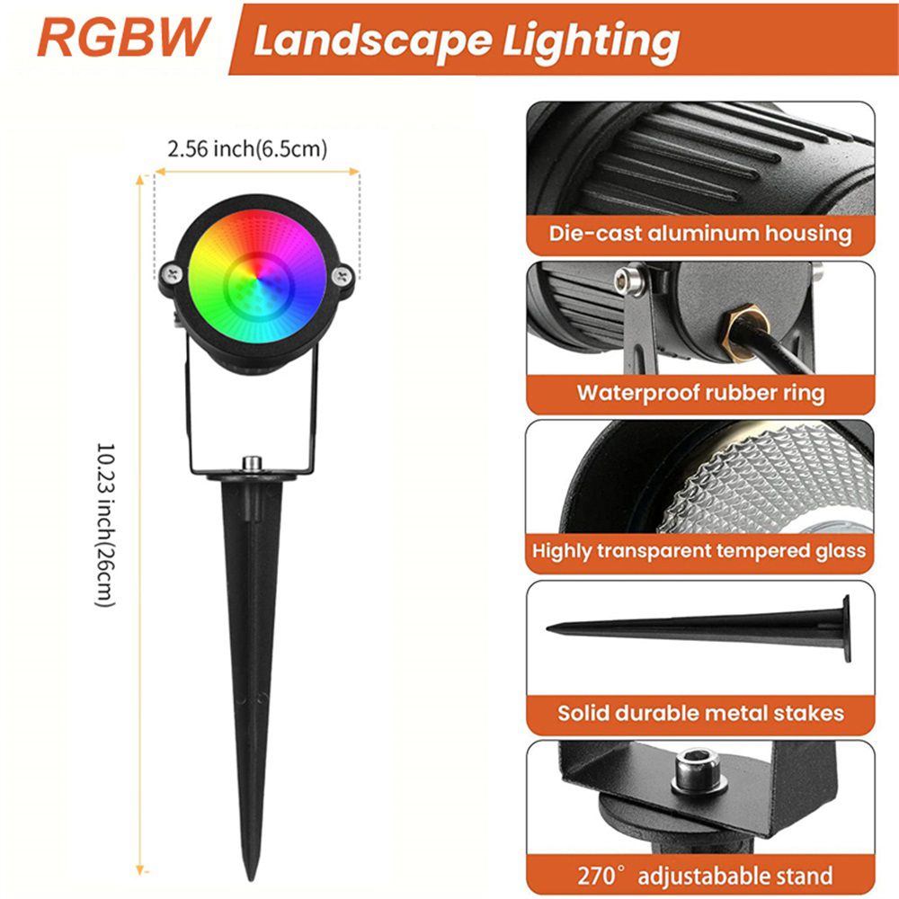 RGBW Landscape Lighting 10W wi - Outdoor Lighting Garden recensie en prijs