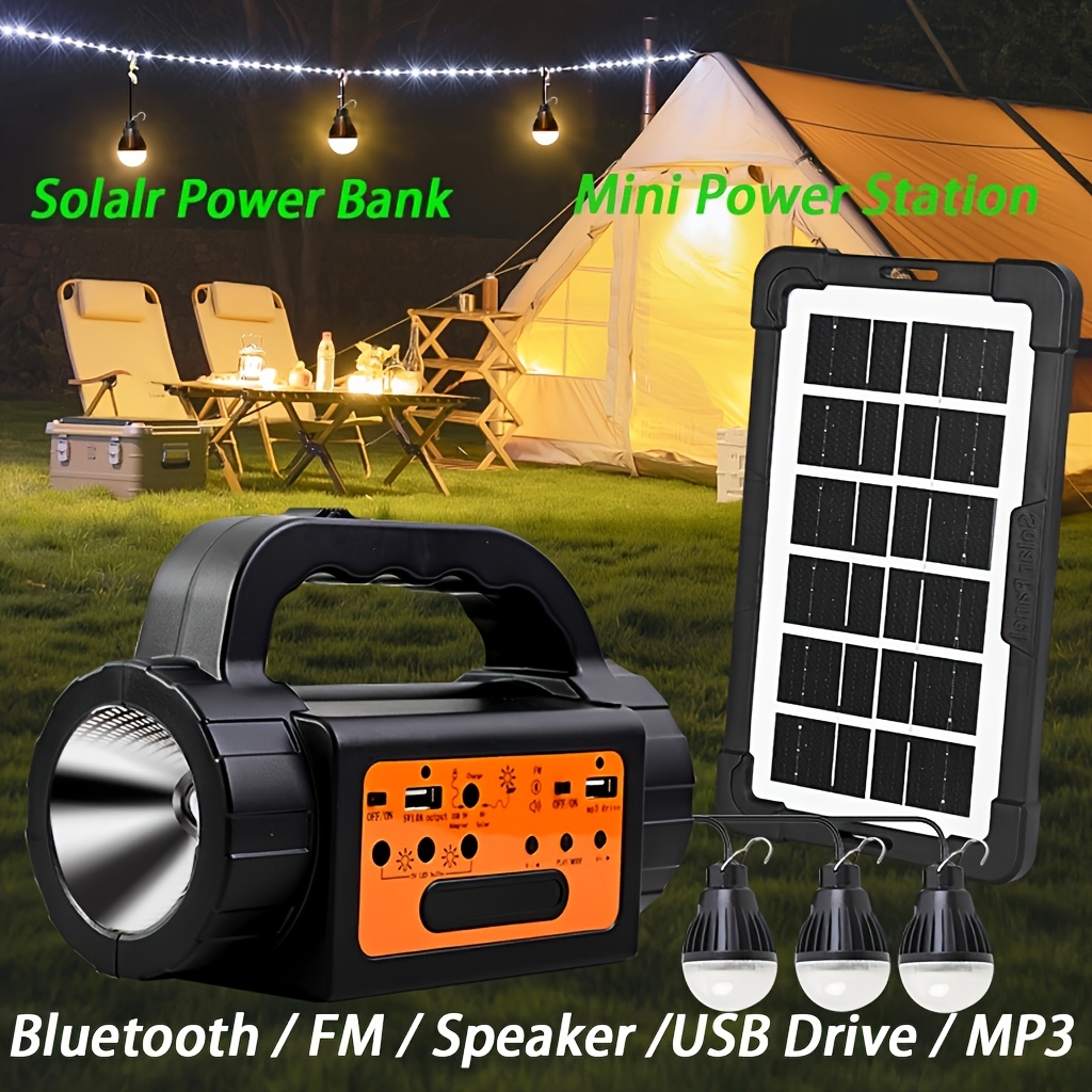 Solar Rechargeable Camping Lig - Outdoor Lighting Uplight recensie en prijs