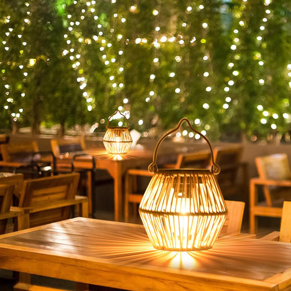 IP65 Waterproof Solar Rattan L - Outdoor Lighting Garden recensie en prijs