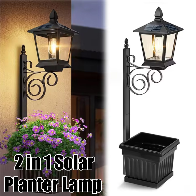 Solar Powered 2-in-1 Flower Po - Outdoor Lighting Garden recensie en prijs
