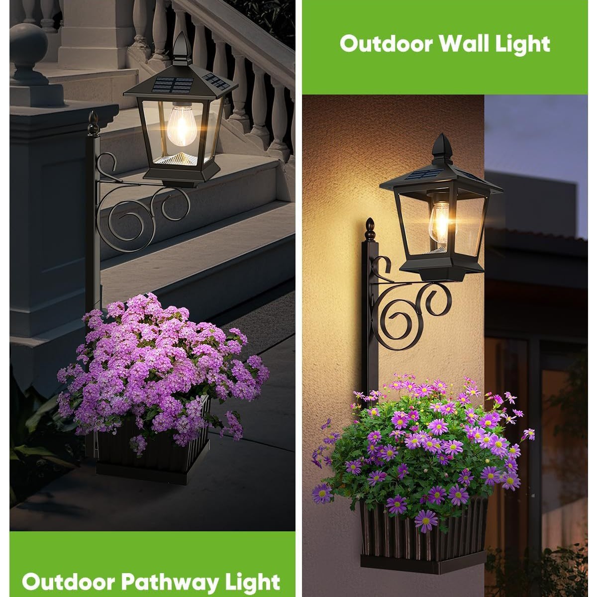 Solar Powered 2-in-1 Flower Po - Outdoor Lighting Garden recensie en prijs