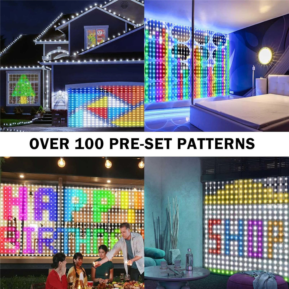1/2PCS 400LED Curtain Lights L - Outdoor Lighting Controller recensie en prijs