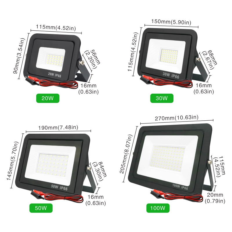 20W 30W 50W 100W DC12V Led Flo - Outdoor Lighting Volt recensie en prijs