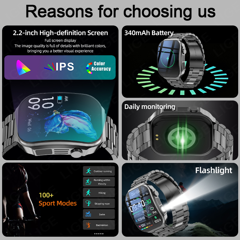 Men Smart Watch 3D Curved Scre - Outdoor Lighting Ip Rating recensie en prijs