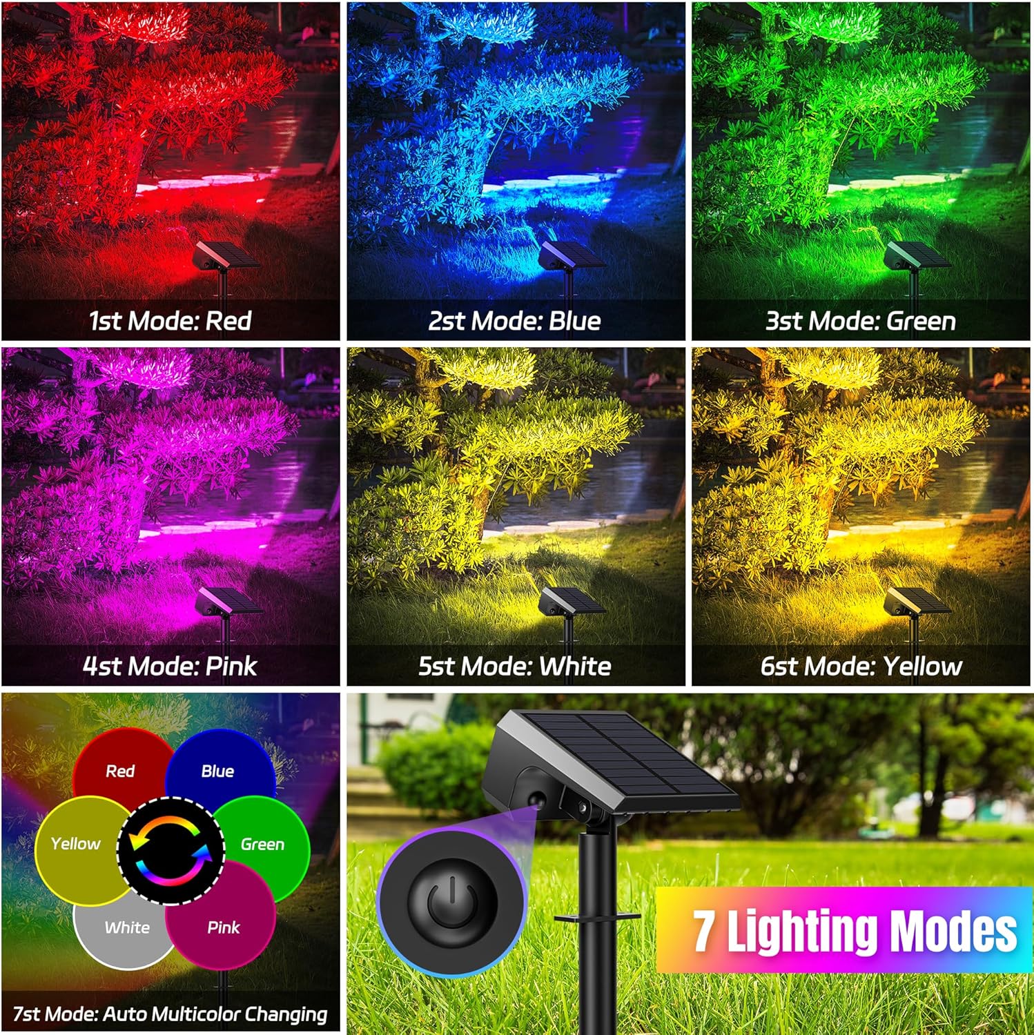 10-Pack Solar Spot Lights, 28  - Outdoor Lighting Garden recensie en prijs
